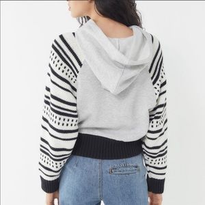 NWT Urban Outfitters Grey Tribal Hoodie
